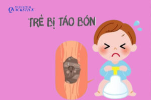 bé ăn dặm bị táo bón